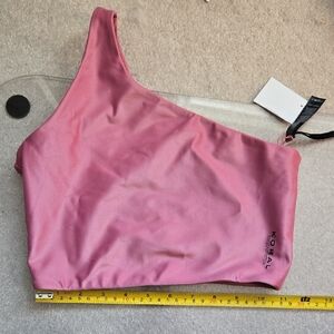 NWT, XS, Koral Vibrant Pink Asymmetrical Top